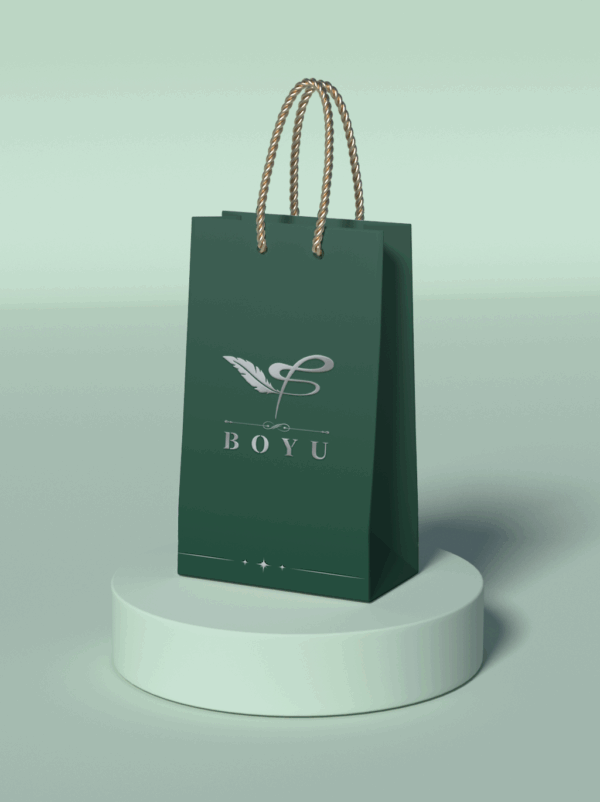 《加購限定》BOYU 禮品燙銀手提袋
